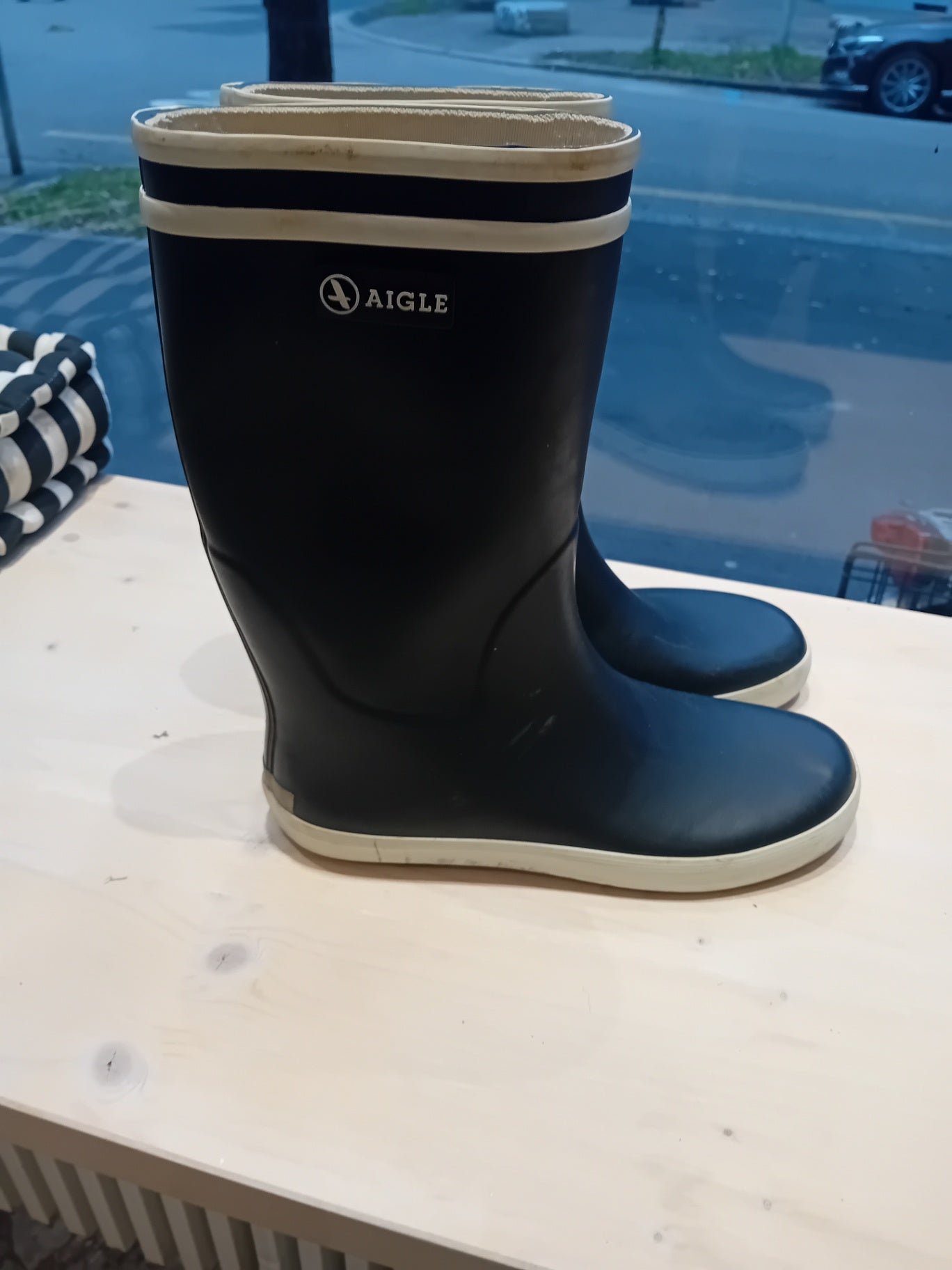 Aigle Gummistiefel 36 Schwarz
