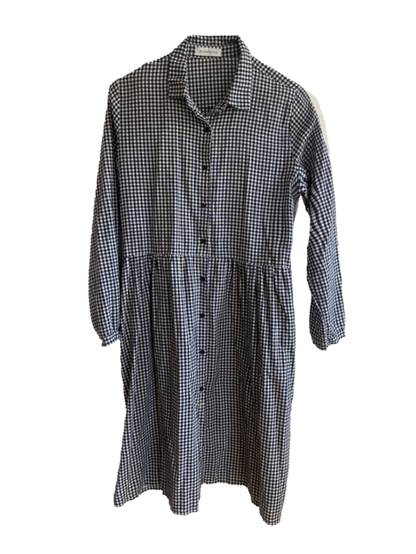 Unknown Kleid M Schwarz-Weiß kariert