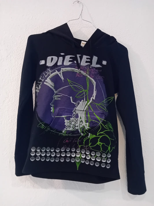 Diesel Hoodie Schwarz