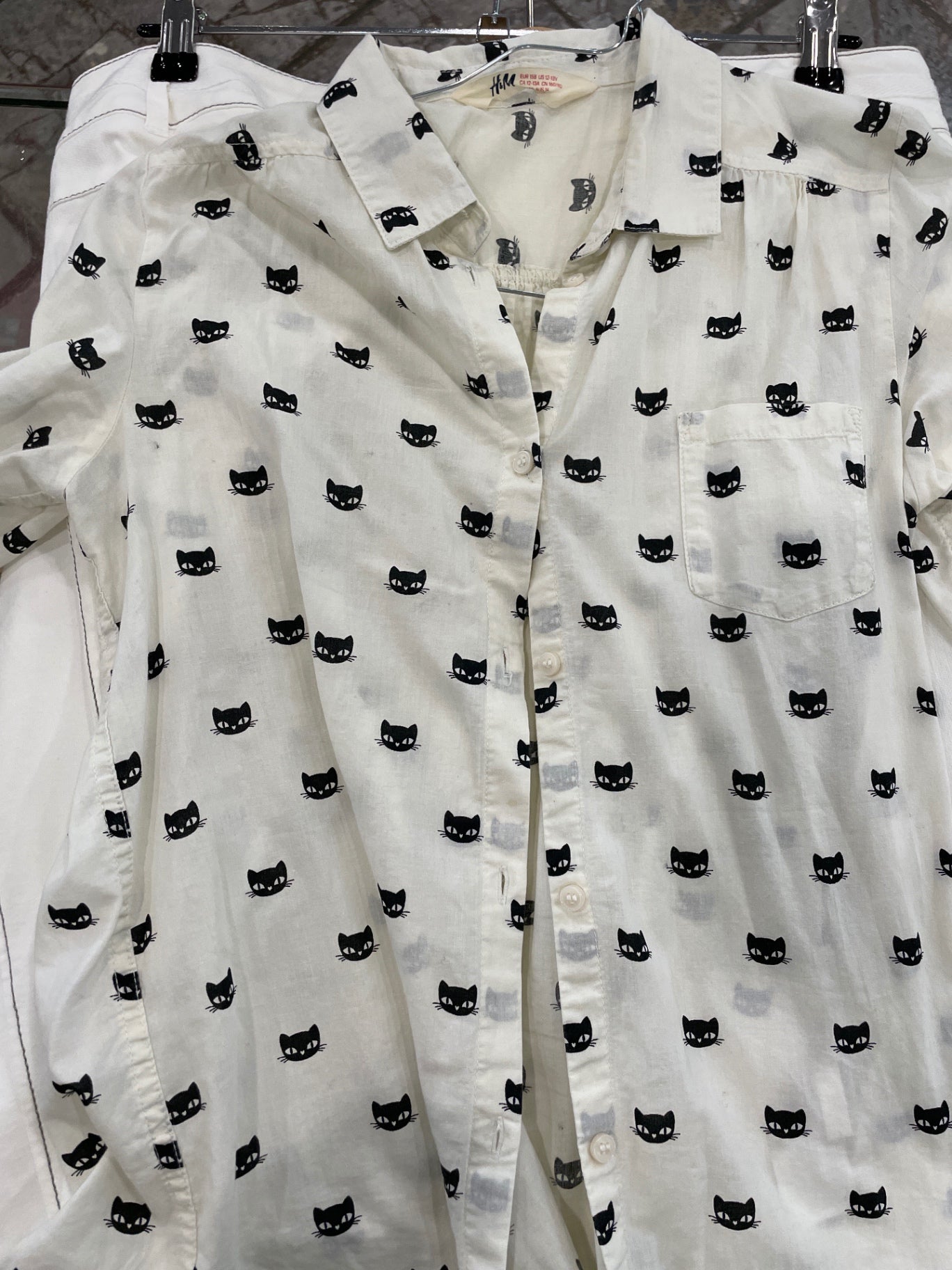 H&M Hemd Katze