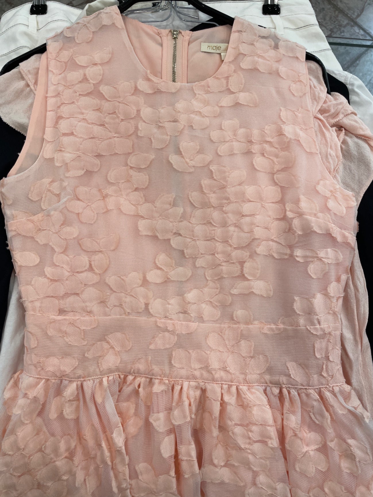 Maje Kleid Hellrosa